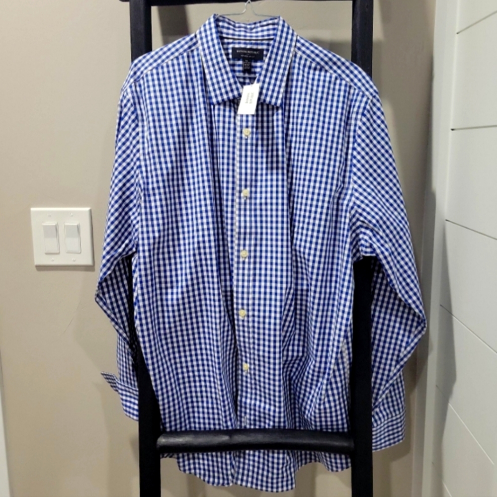 NWT Banana Republic Mens XL Slim Fit